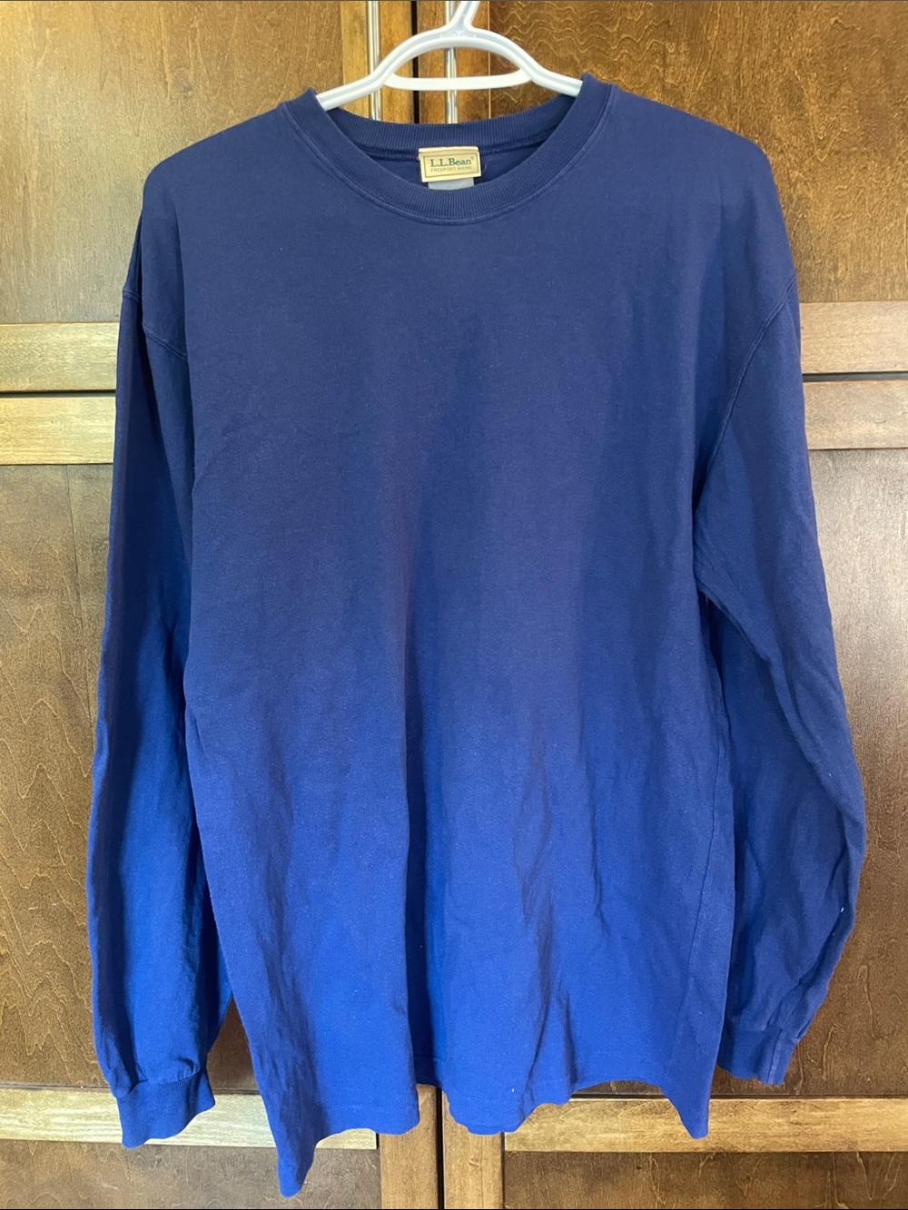 L.L. Bean Long Sleeve Crewneck Tee - Navy